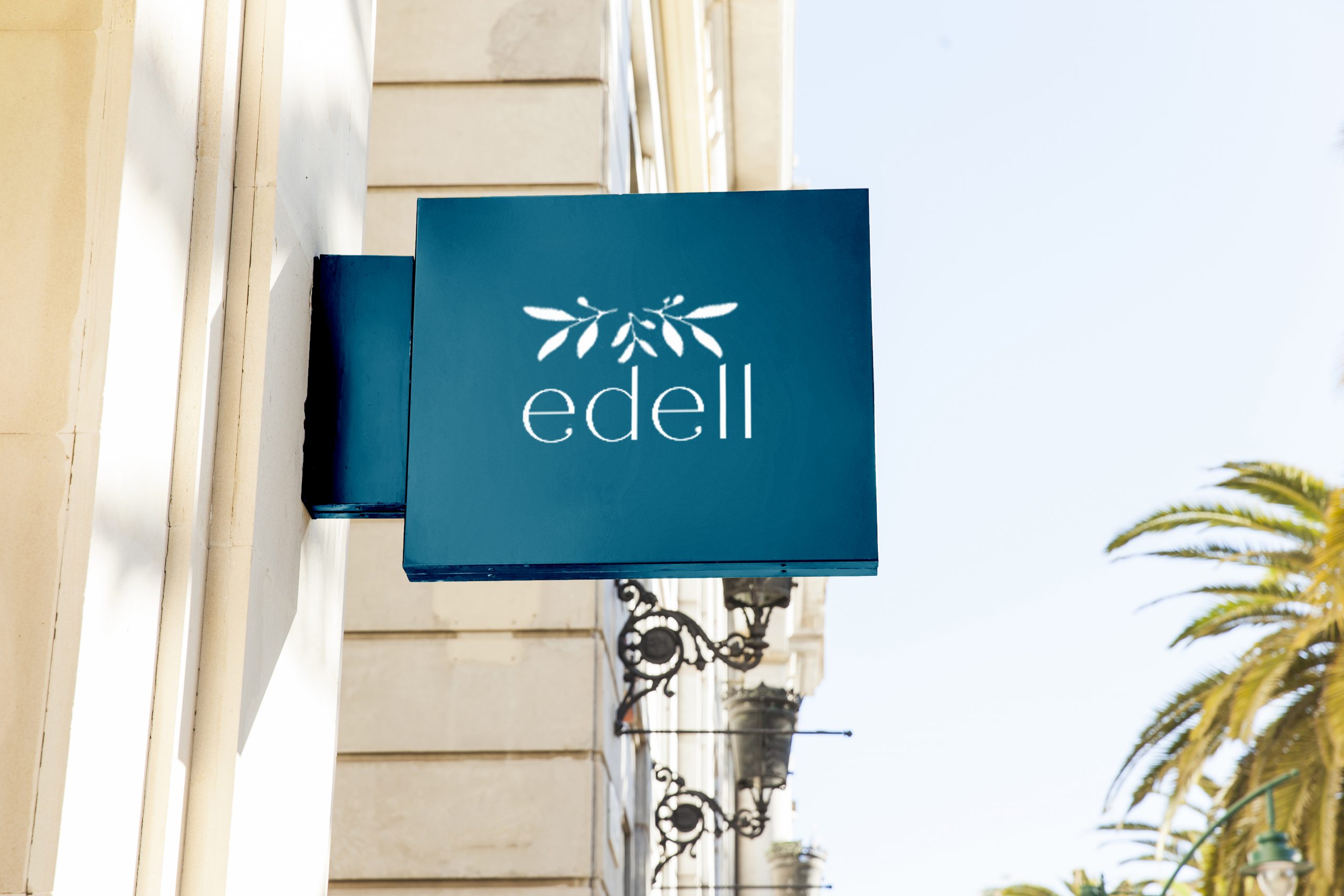 Edell-logobord logo bedrijfslogo