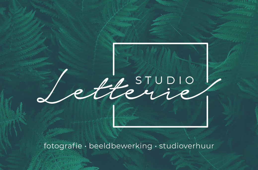 Raevels-StudioLetterie-Logo-visitekaartje branding logo visitekaartje