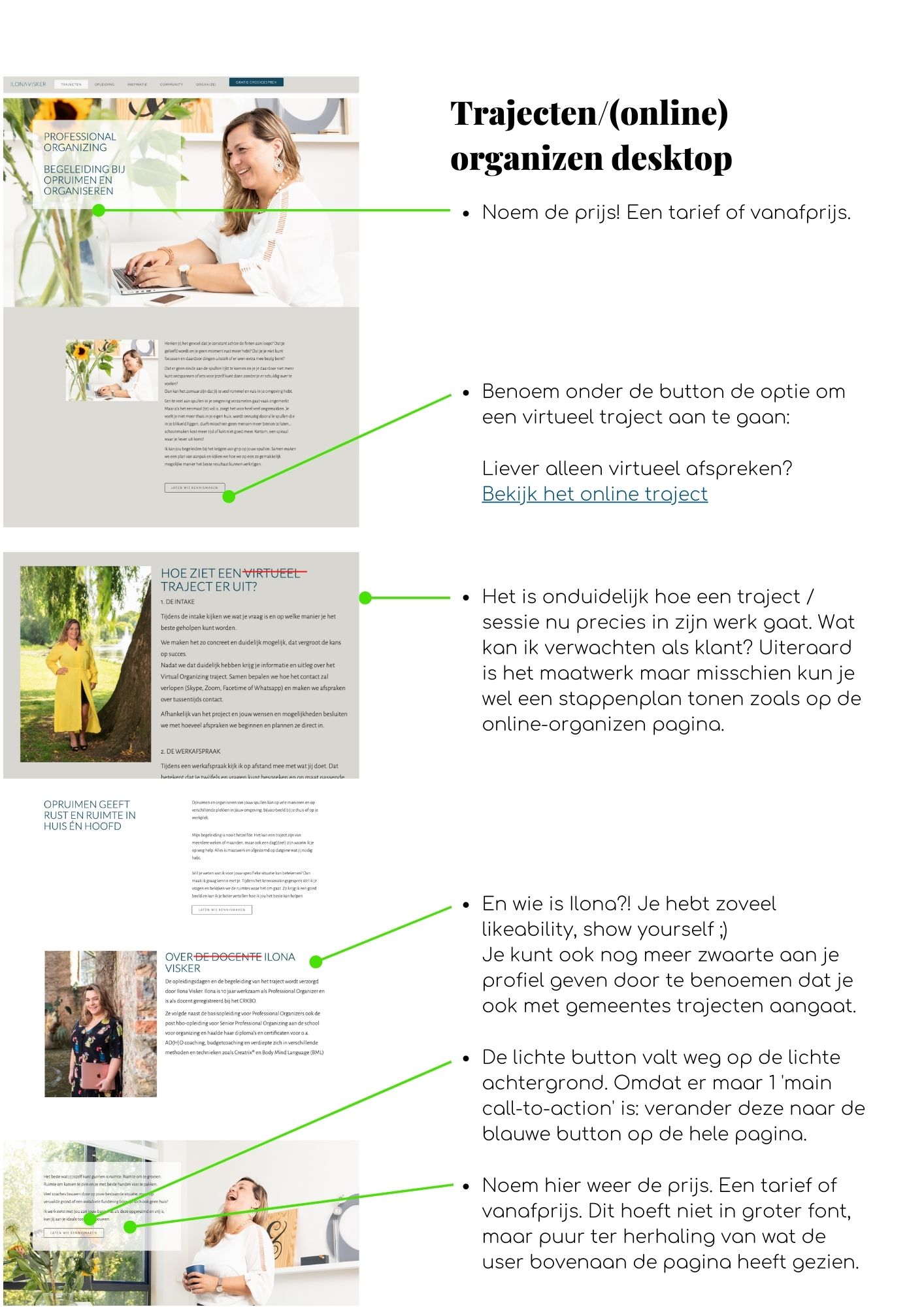 Pagina structuur optimalisatie