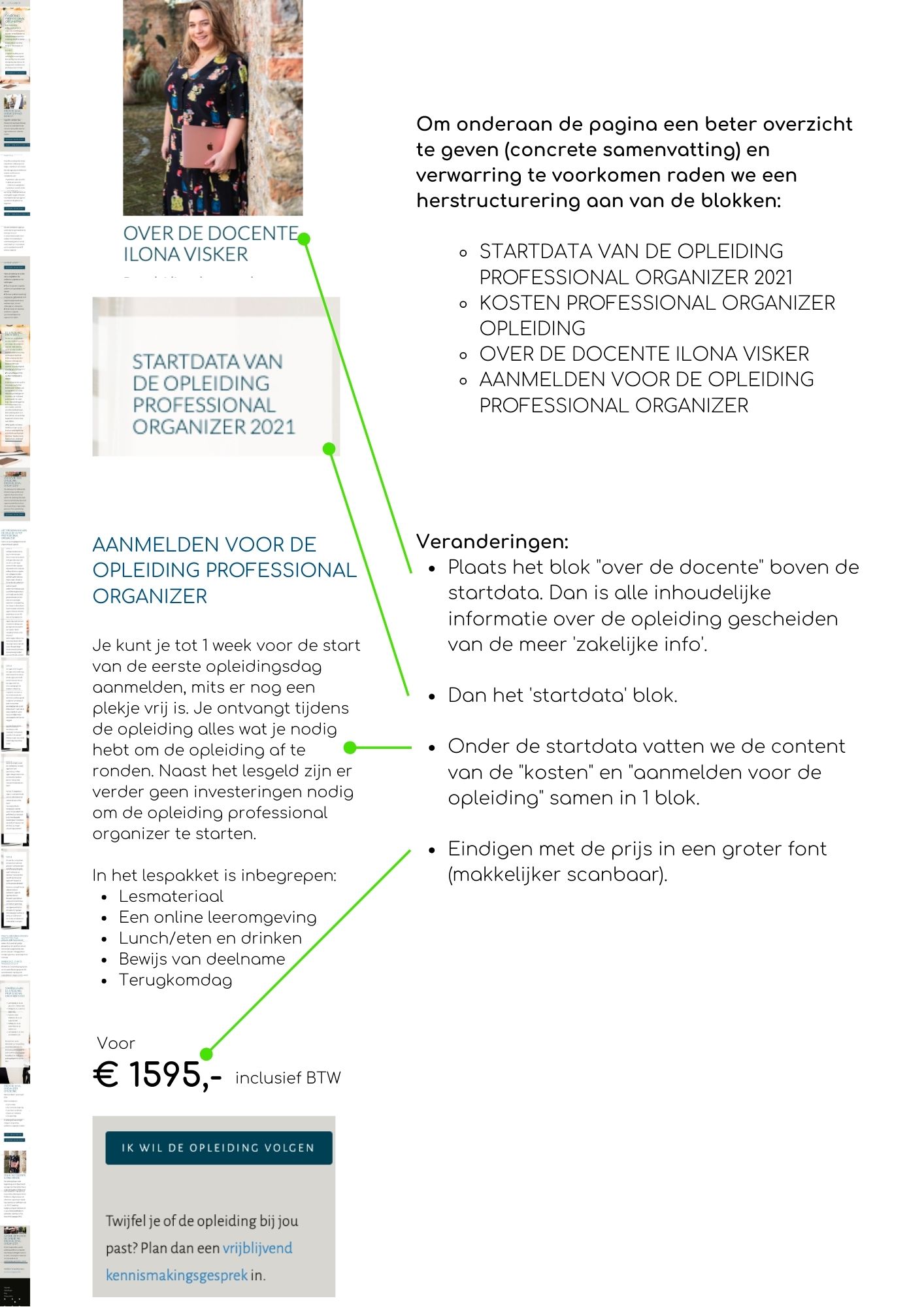 Websiteoptimalisatie6 Website pagina UX optimalisatie