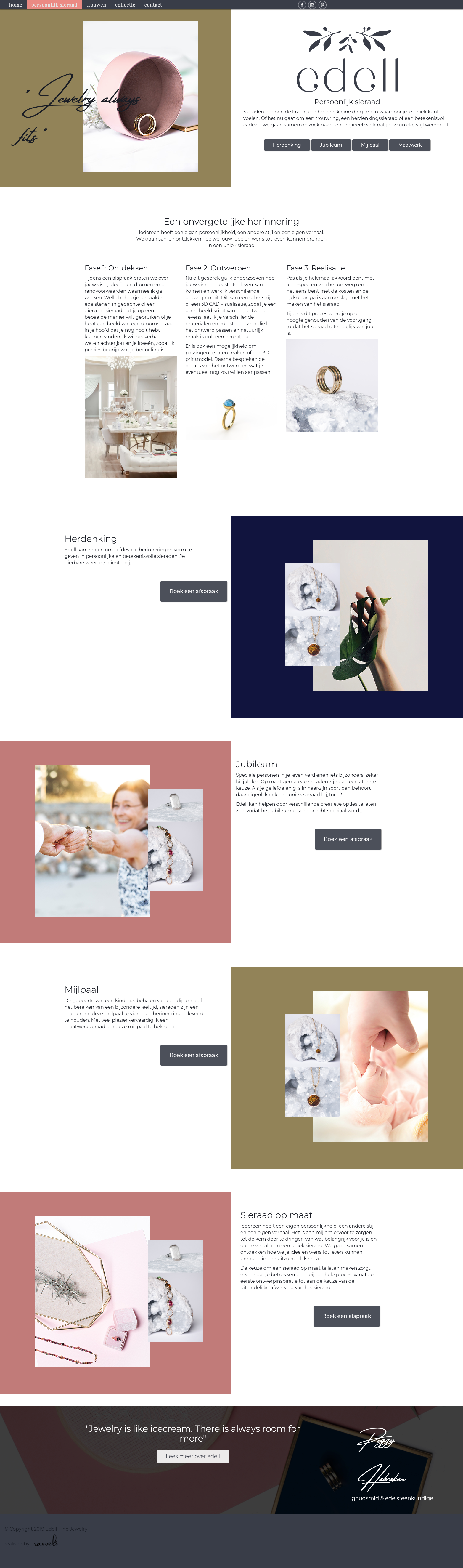 edell website design 2 edell website 2